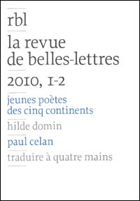 La revue de belles-lettres 2010, I-2